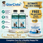GiarCidia Fen-Wormer 2-Pack + Free Hip & Joint Chews