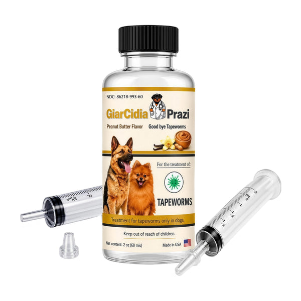 GiarCidia Prazi for Dogs – Tapeworm Dewormer for Dogs and Puppies