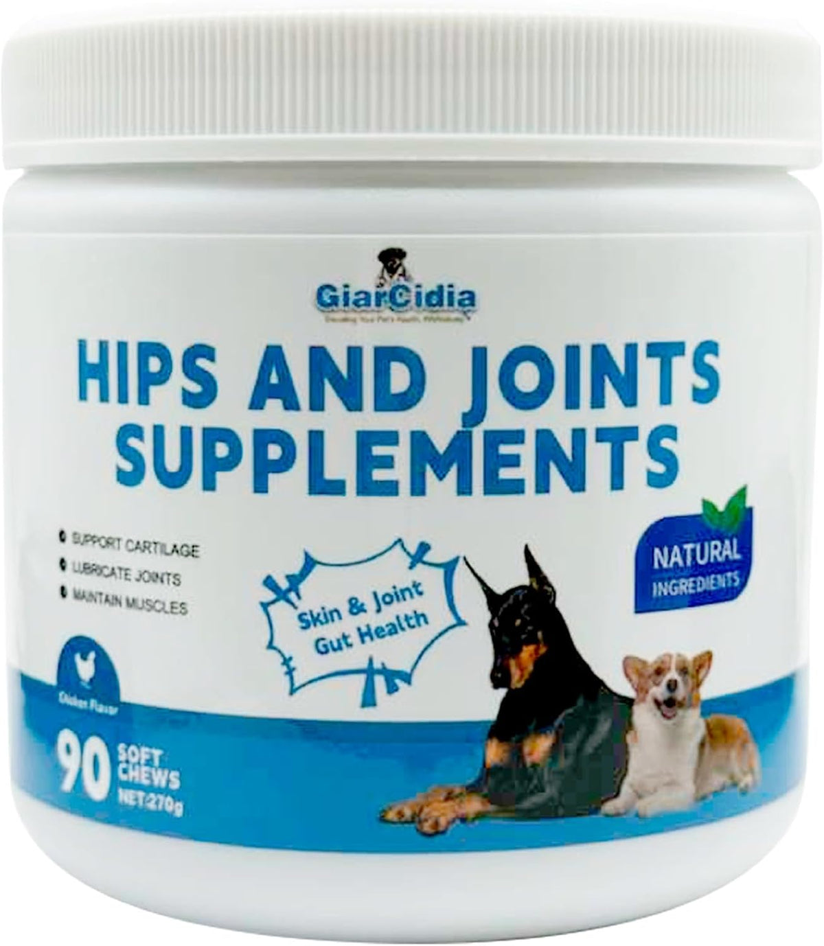 GiarCidia CARE 2-Pack + Free Hip & Joint Chews