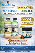 GiarCidia Zap-Wormer + ToltraBoss Bundle + Free Calming Chews
