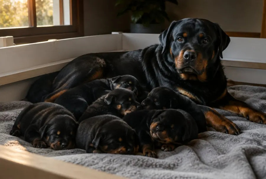 It moves through a litter